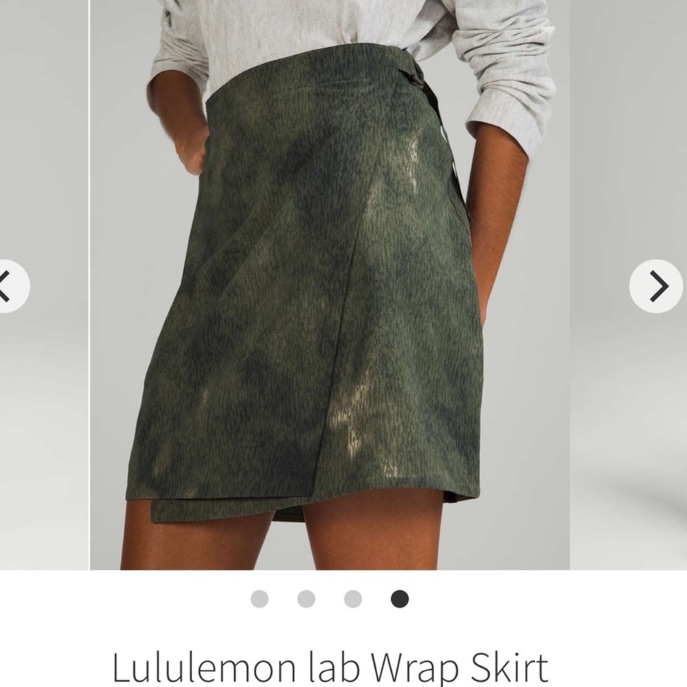 Lululemon lab wrap skirt